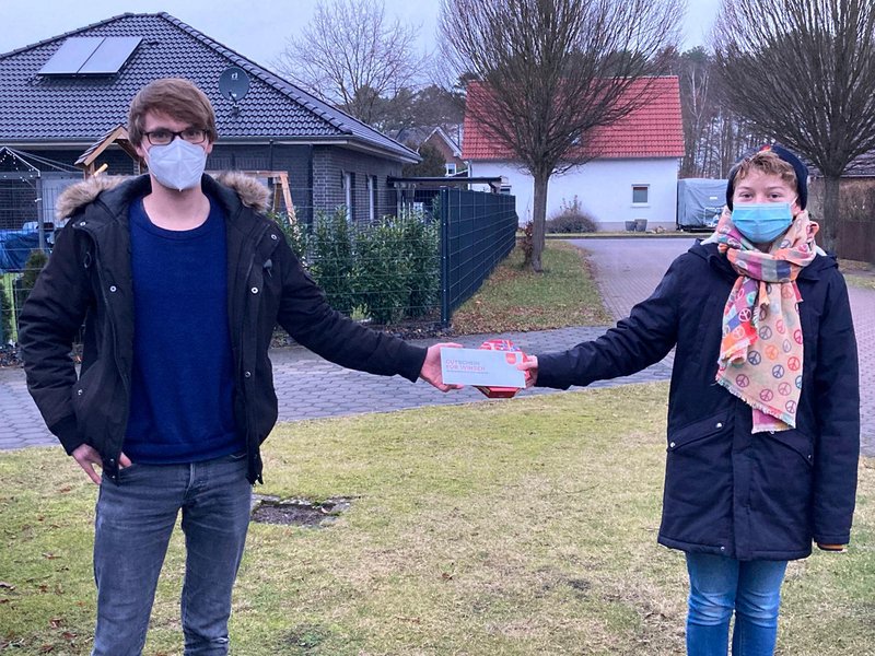 Jugendwart Julian Potthoff mit der stlv. Jugendsprecherin Svea Bartels