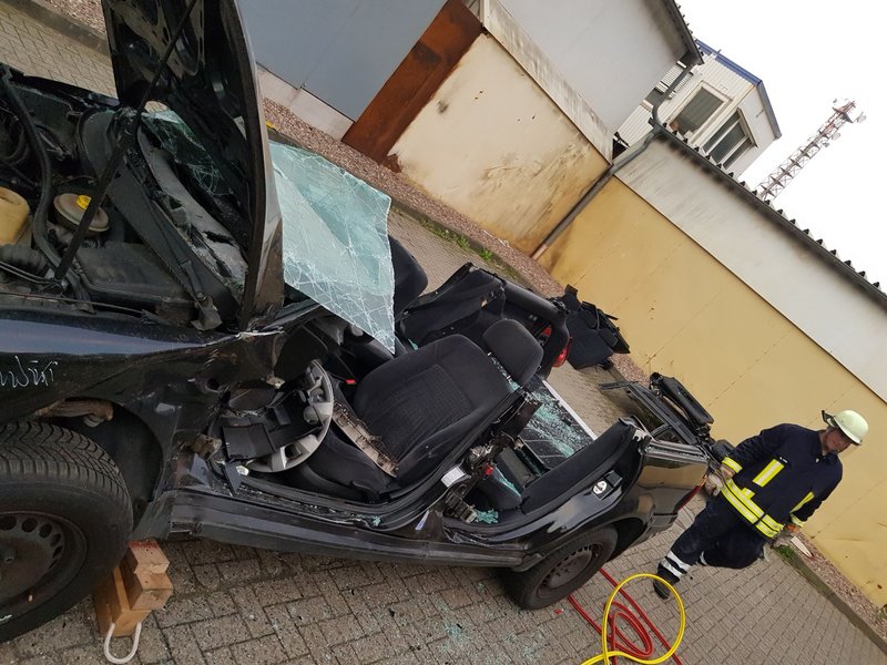 Fahrzeug mit entferntem Dach