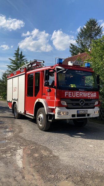 Ein Löschgruppenfahrzeug