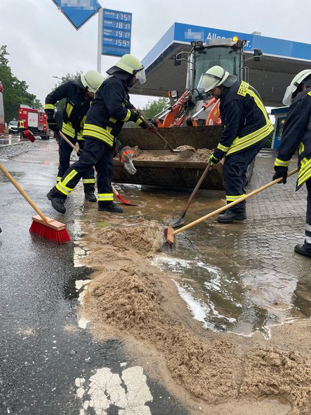 Wall wird aufgeschüttet