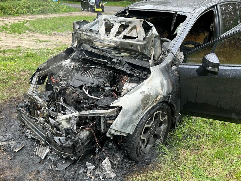 ausgebranntes Fahrzeug