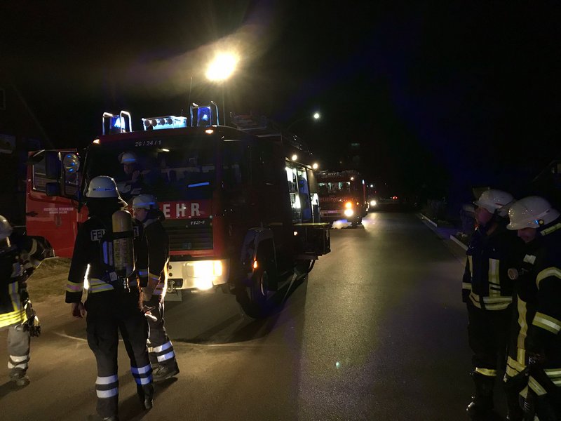 eingesetzte Fahrzeuge in Aufstellung