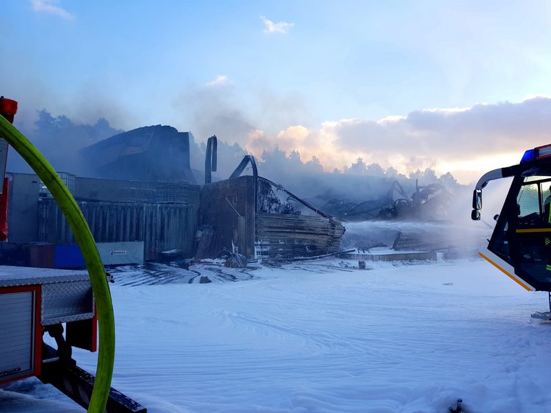 Einsatzbild: Schaumteppich