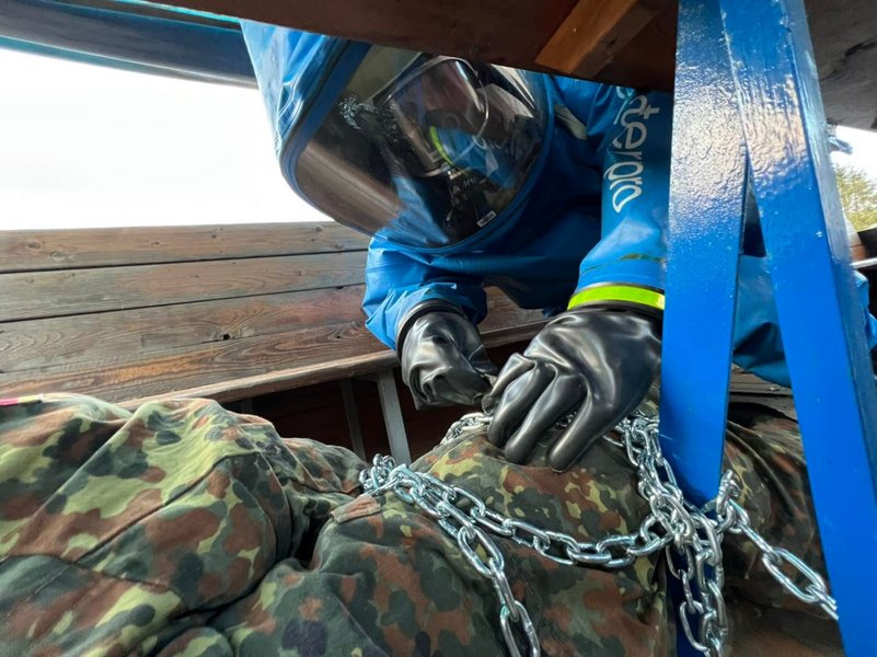 Auffinden der verunfallten Person