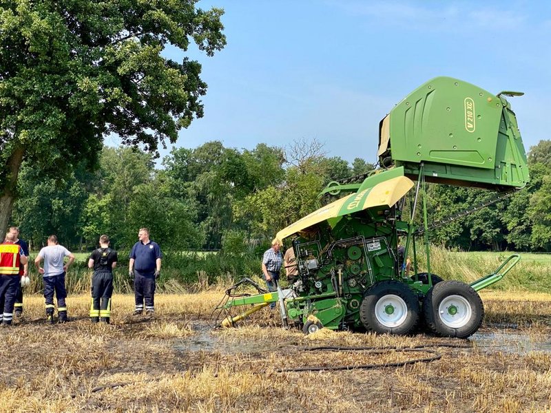abgelöschte Ballenpresse