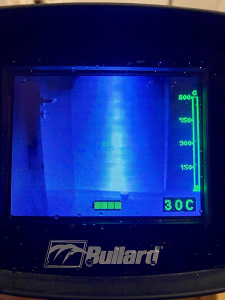 Bild der Wärmebildkamera