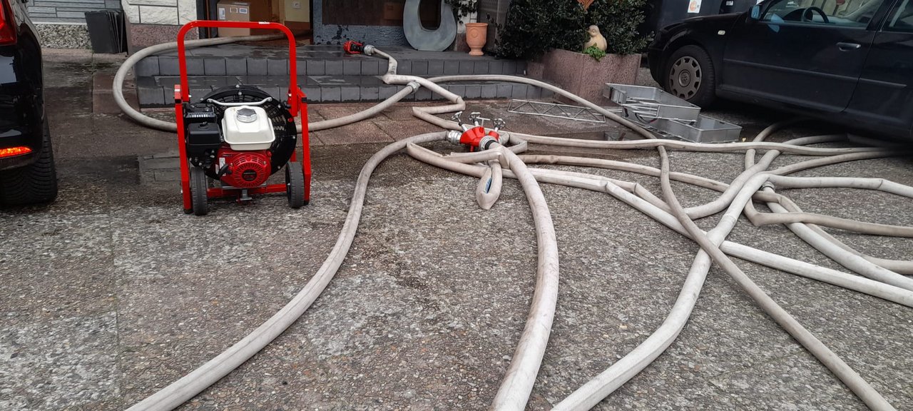 Verteiler mit Schläuchen