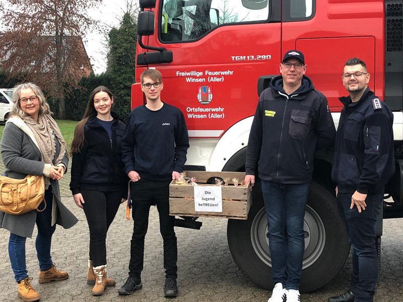 Jugendwarte und Vertreterin der Landfrauen