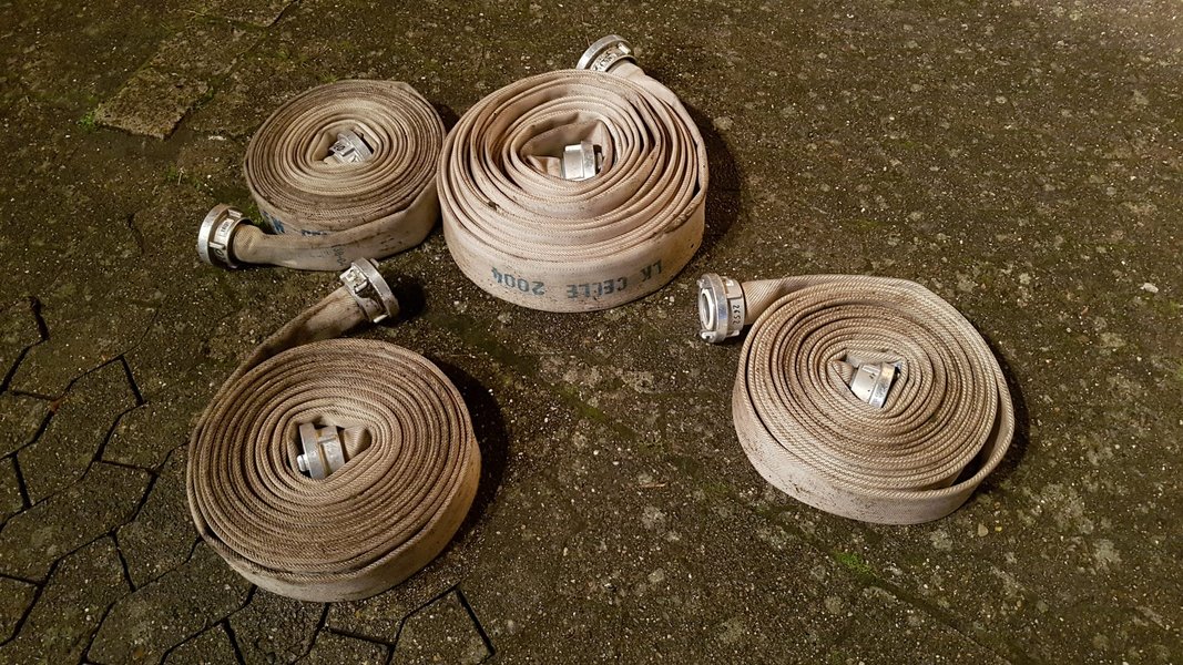 ein teil der genutzten Schläuche