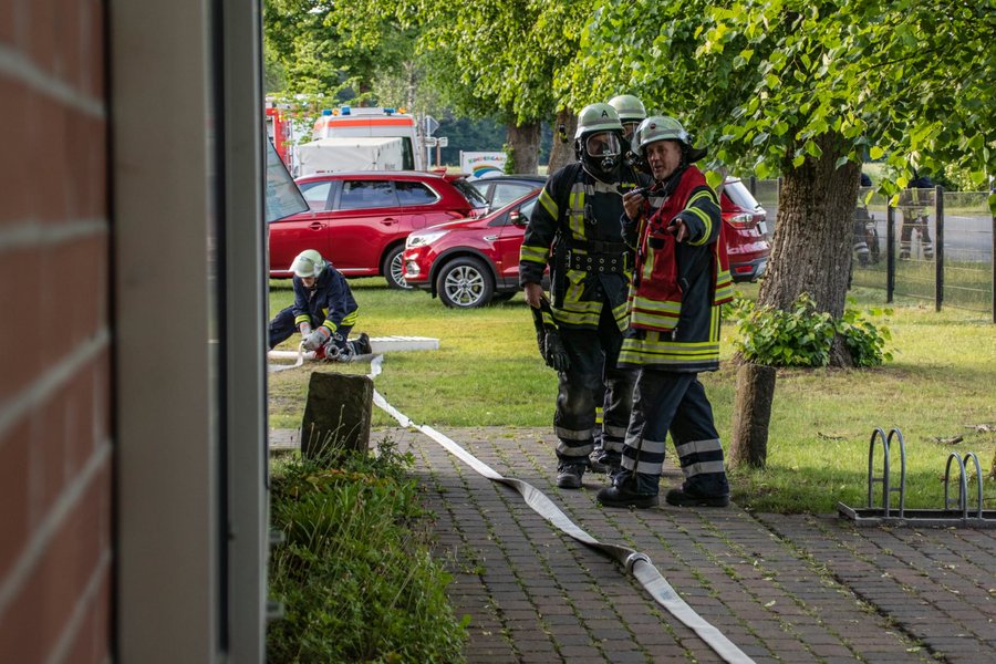 Einsatztrupp wird eingewiesen