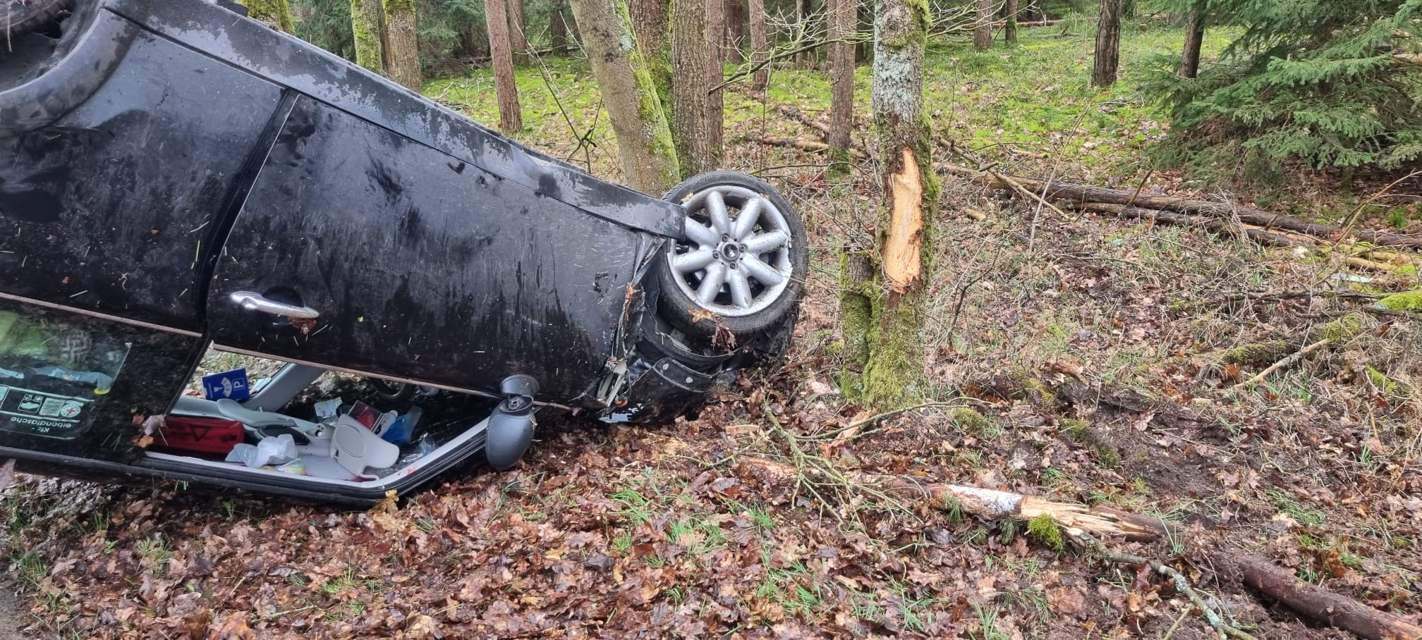 verunfallter PKW